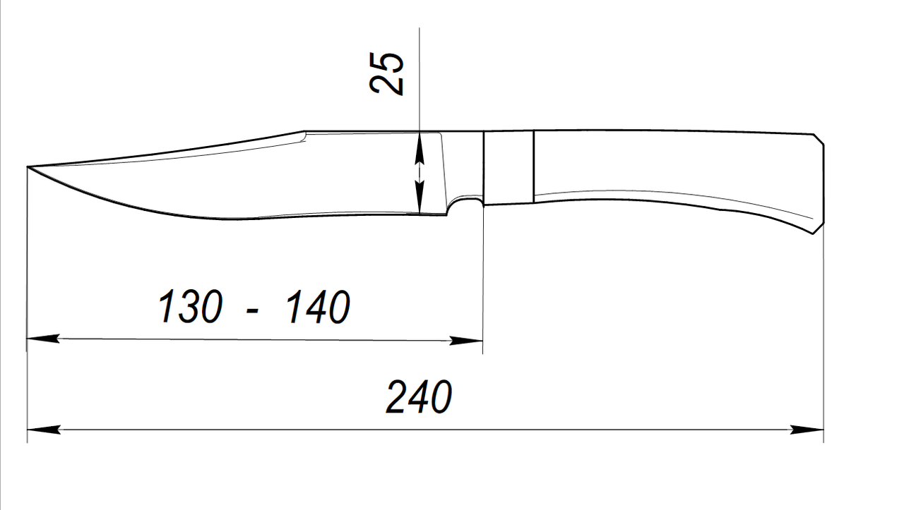 Изготовление ножей по чертежам