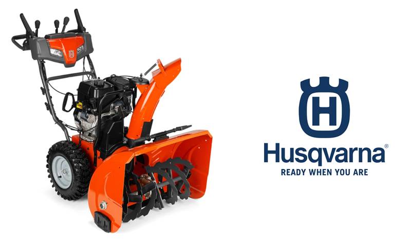 Бензиновые снегоуборщики husqvarna – описание наиболее популярных моделей