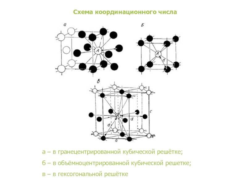 Кристаллическая решетка кубическая объемно центрированная