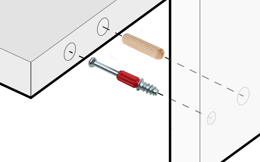 Мебельные эксцентриковые стяжки: плюсы и минусы крепежа, разновидности