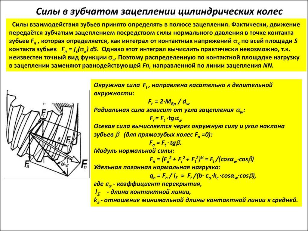 Осевые силы действующие на зубчатые колеса изображенного на рисунке редуктора воспринимают