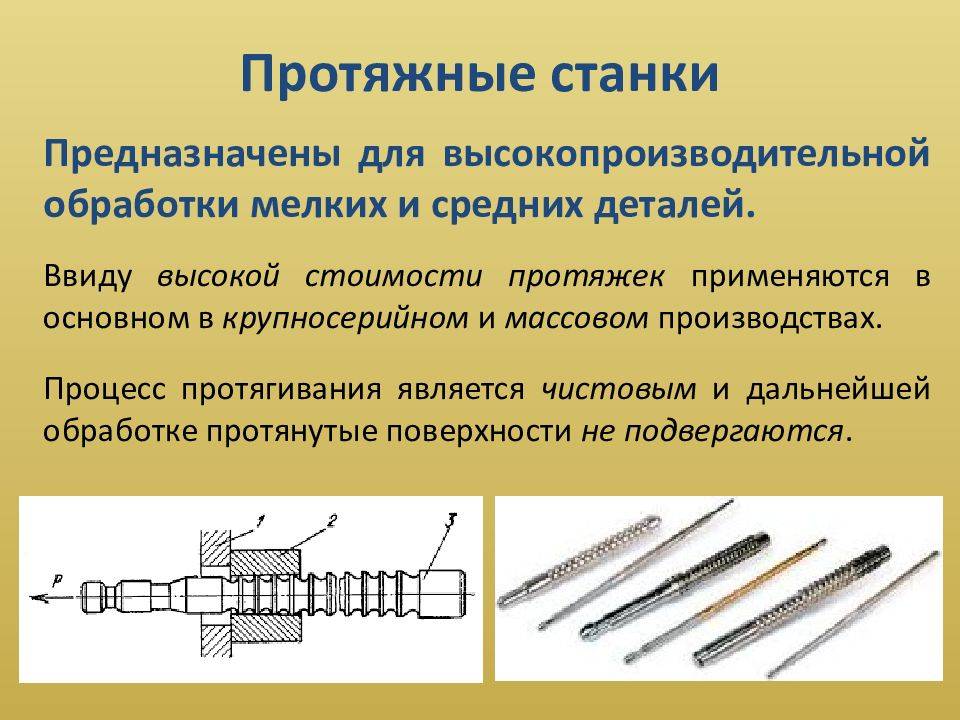 Протяжные станки презентация