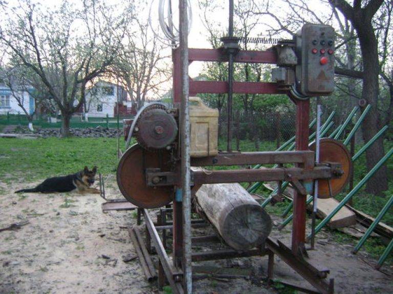 Как сделать ленточную пилораму своими руками