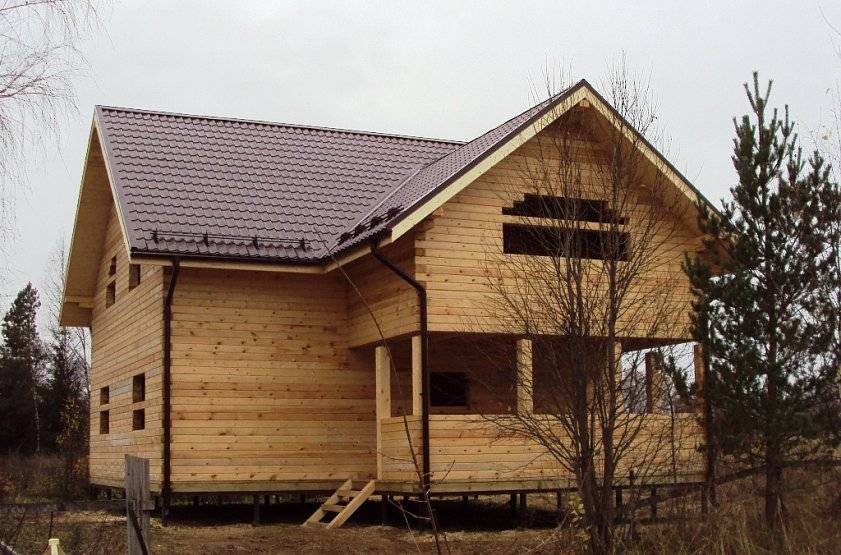 Дома из бруса / бани из бруса / строительство домов в ленинградской области - ск брусбаня
