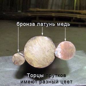 Как отличить медь от латуни