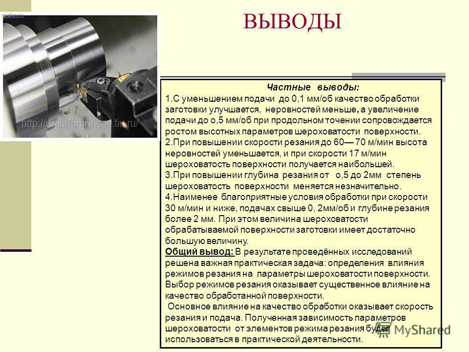 Контроль шероховатости поверхности