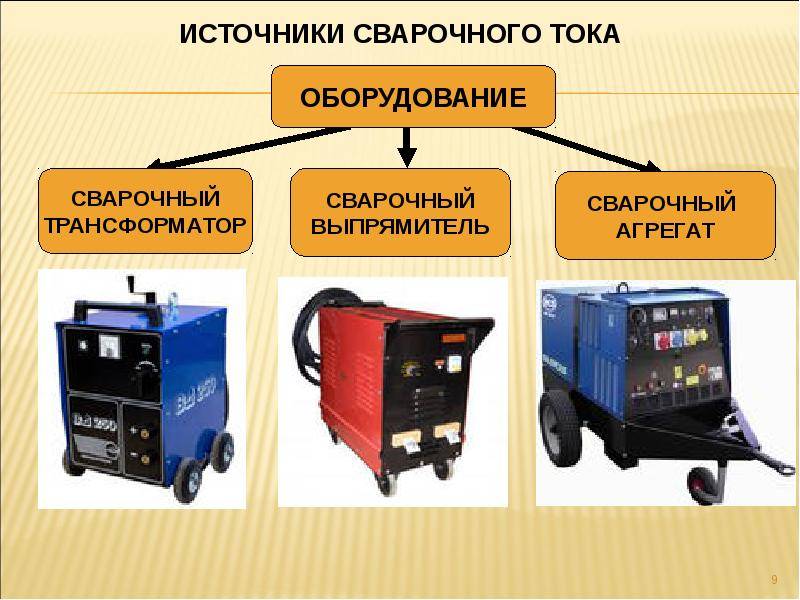 Разновидности аппаратов для сварки