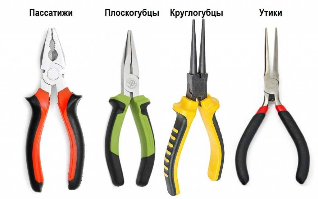 Пассатижи и плоскогубцы