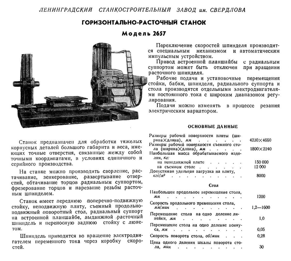 Горизонтально-расточные станки