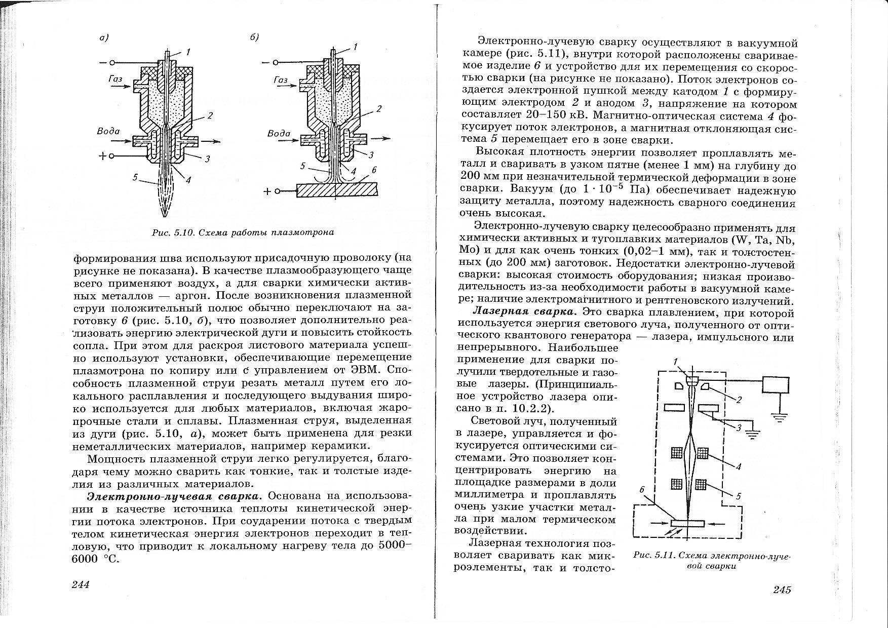 Схема процесса и область применения электронно лучевой сварки