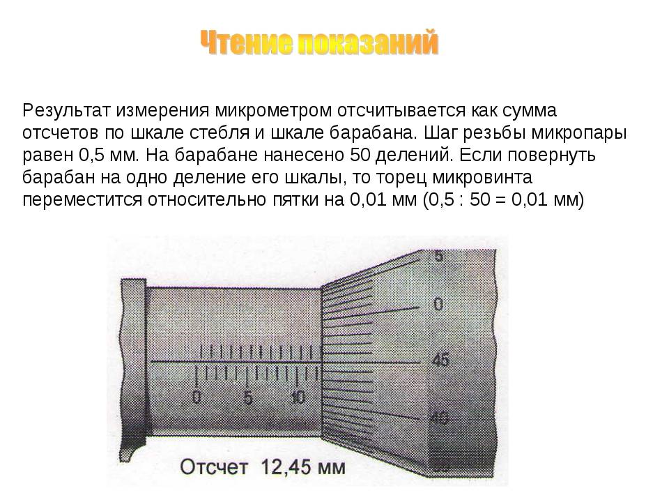 Учимся делать измерения разными видами микрометров