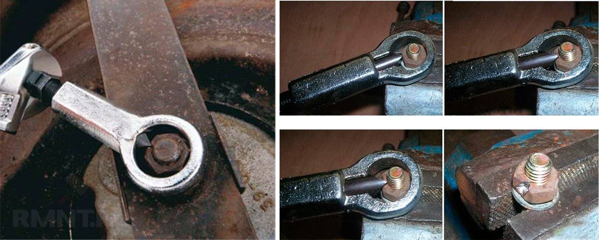Как открутить прикипевшую гайку: методы, варианты, советы