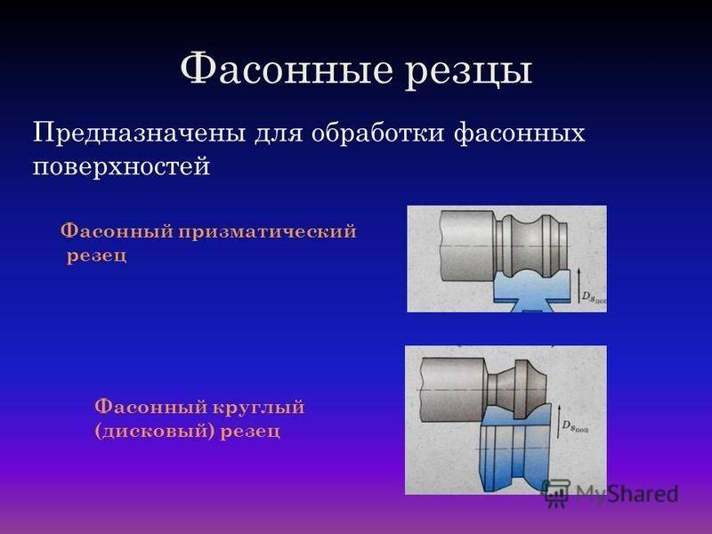 Обтачивание фасонных поверхностей