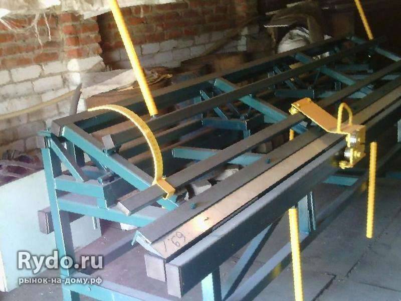 Ручной листогиб лгс-26, лгс-2500. роликовый или сегментный? | проинструмент