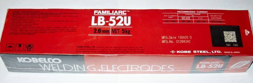 Электроды lb 52u: характеристики и сфера применения