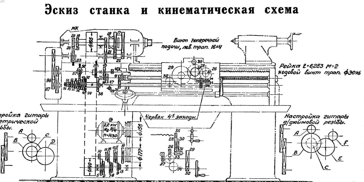 Токарно-винторезный станок гс526у — технические характеристики, паспорт