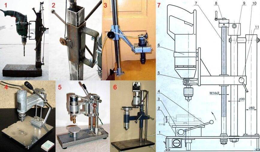 2 способа сборки сверлильной стойки для дрели своими руками