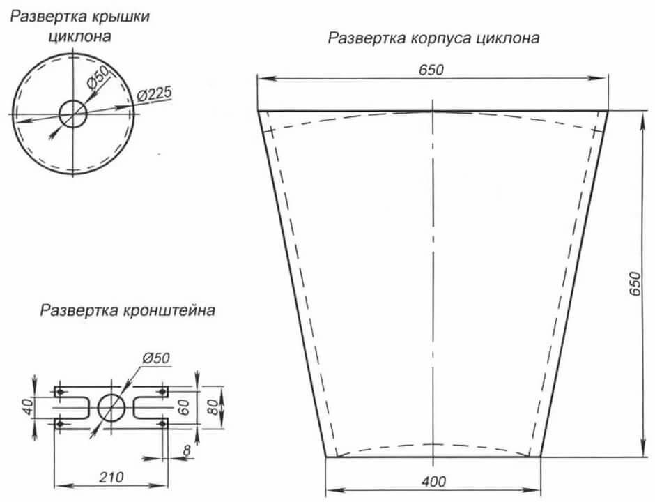 Изготовление стружкоотсоса своими руками в домашних условиях