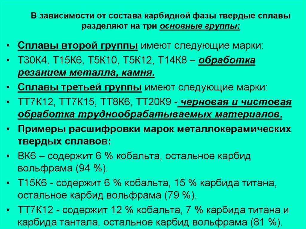 Твердый сплав: история открытия, свойства, сферы применения