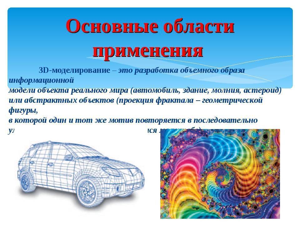 Презентация на тему 3д моделирование для проекта
